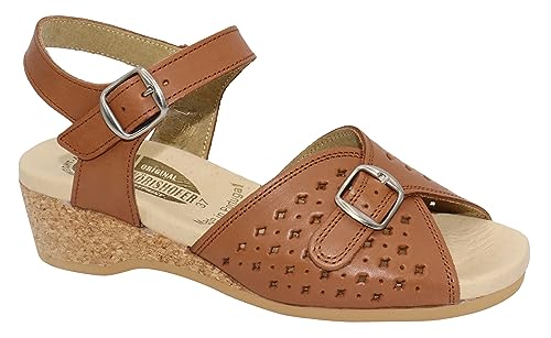 Worishofer Womens 811 Dark Tan Sandals 37 (US Women's 6.5-7) M (B)