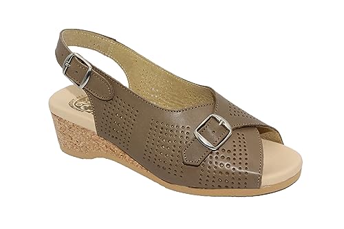 Worishofer Women's Sandal 562, Espresso, 40 (US Women's 10) M (B)